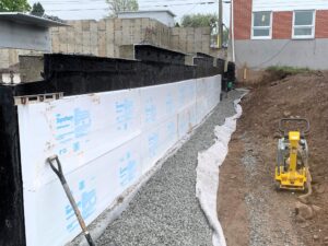 Membrane étanchéité fondations